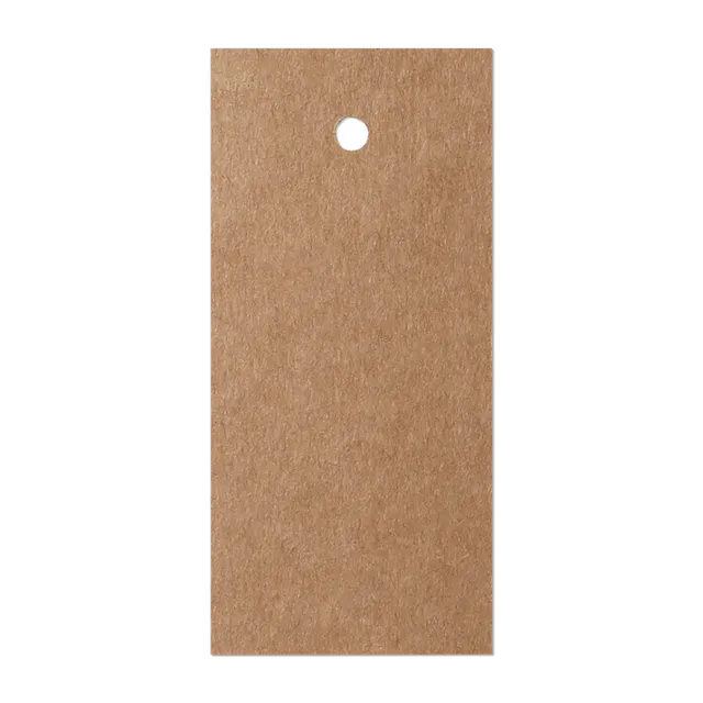 Kraft Long Label Tag Mockup